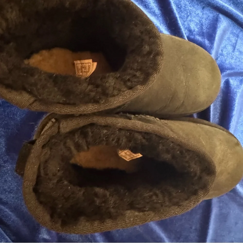 UGG Black Mini Short Suede Boots